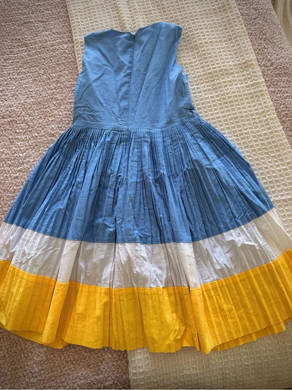 The Children’s Place blue, white, yellow, flowy dress